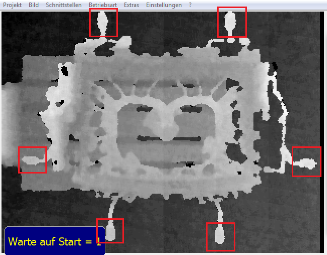 3D-Bild Druckgusserzeugnis mit sogenannten Luftbohnen