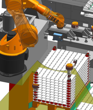 Schematic of the inspection station